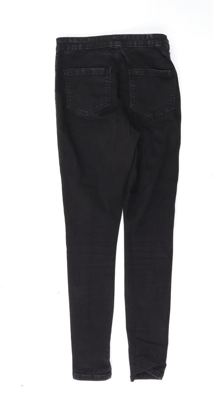 Miss Selfridge Womens Black   Skinny Jeans Size 10 L28 in