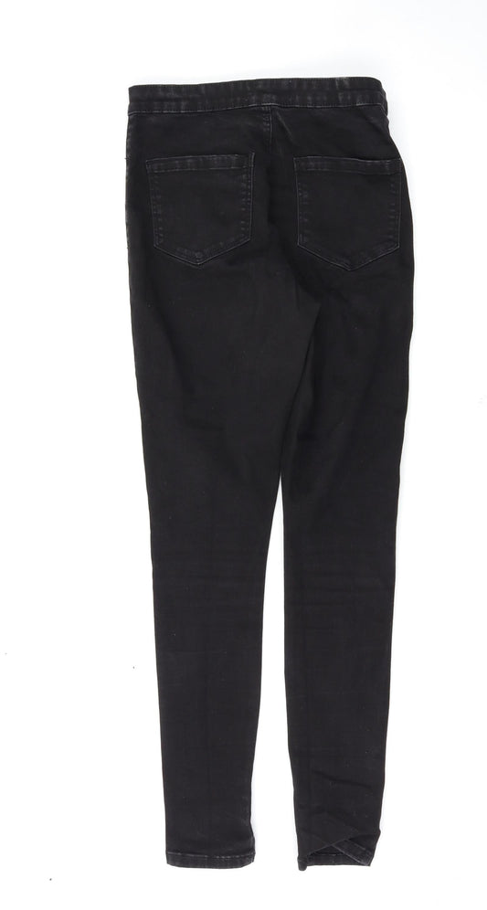 Miss Selfridge Womens Black   Skinny Jeans Size 10 L28 in