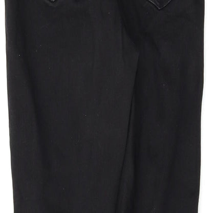 Miss Selfridge Womens Black   Skinny Jeans Size 10 L28 in