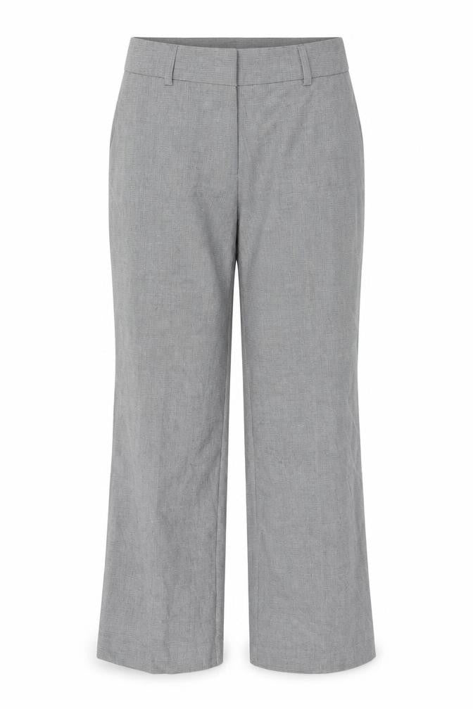 Front view of Lindex women’s grey trousers, size UK 16, 30.5-inch leg
