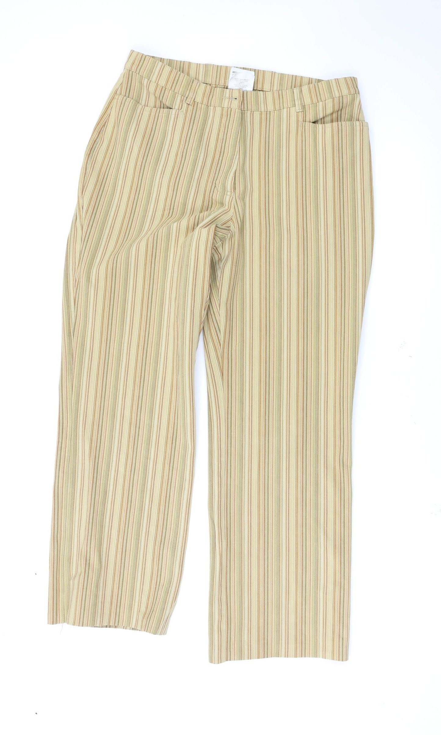 Womens UK Size 31 in Preworn Regular Fit  Multicoloured Trousers