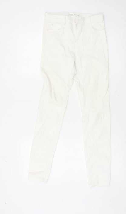 Astradivarius Womens White   Skinny Jeans Size 8 L27 in