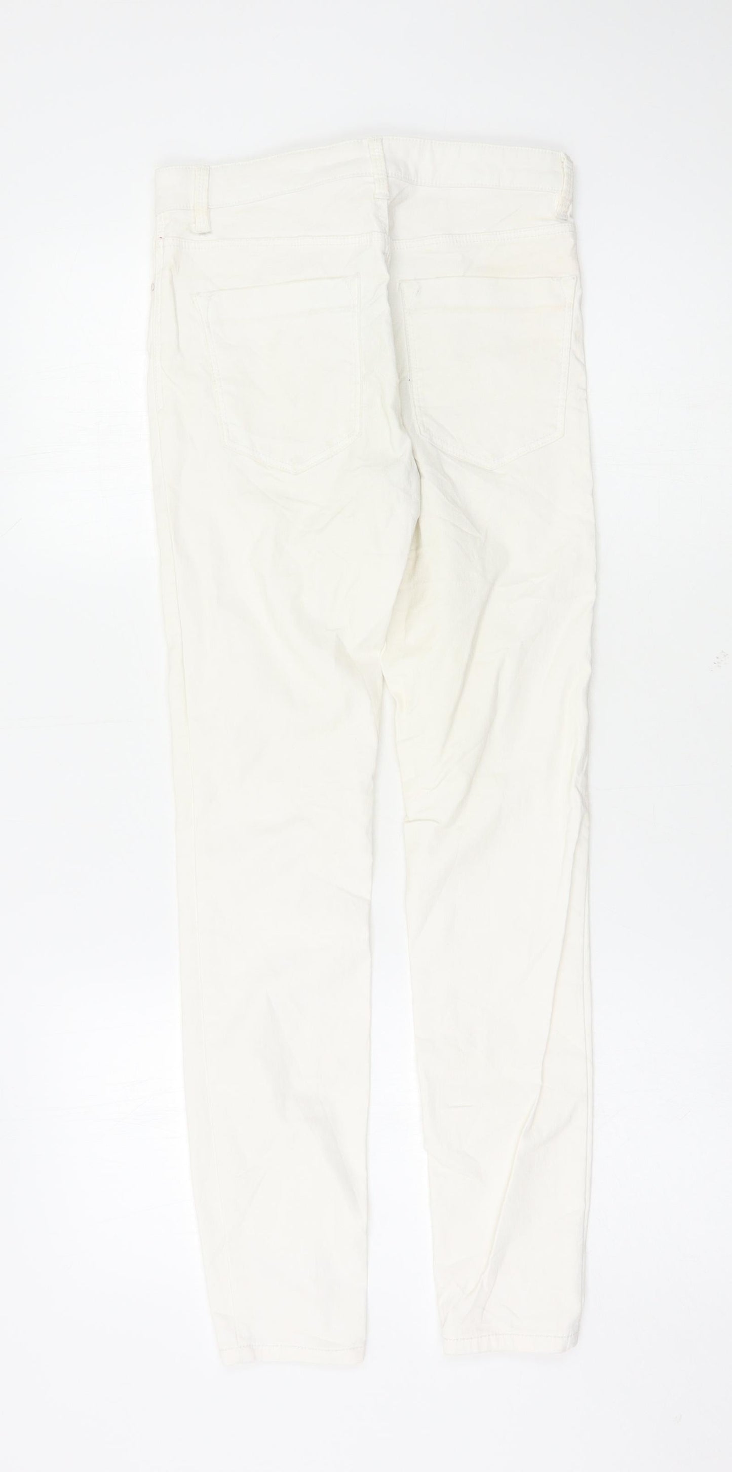 Astradivarius Womens White   Skinny Jeans Size 8 L27 in