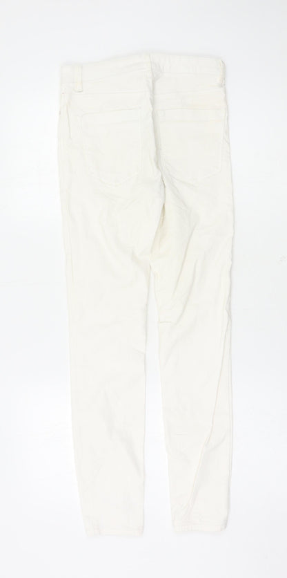 Astradivarius Womens White   Skinny Jeans Size 8 L27 in