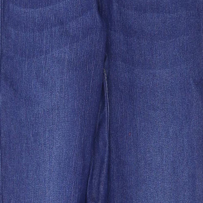 Denim & Co. Womens Blue   Skinny Jeans Size 12 L28 in