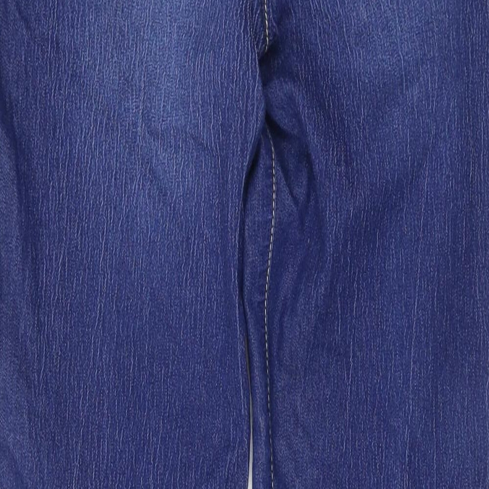 Denim & Co. Womens Blue   Skinny Jeans Size 12 L28 in