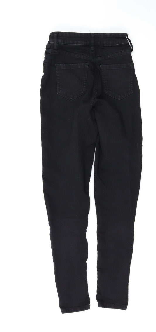 F&F Womens Black   Skinny Jeans Size 6 L27 in