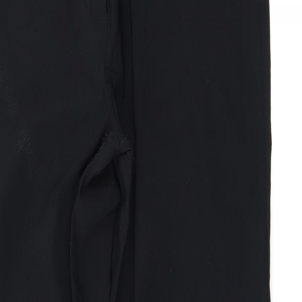 Amranto Womens Black   Trousers  Size 16 L30.5 in