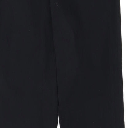 Amranto Womens Black   Trousers  Size 16 L30.5 in