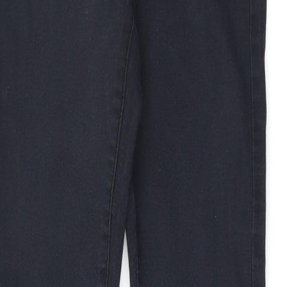 Denim & Co. Womens Black   Skinny Jeans Size 8 L29 in