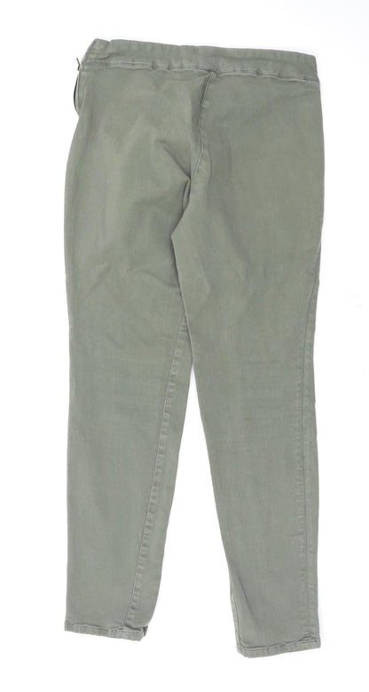 Womens UK Size 14 Wallis Regular Fit Skinny Green Jeans