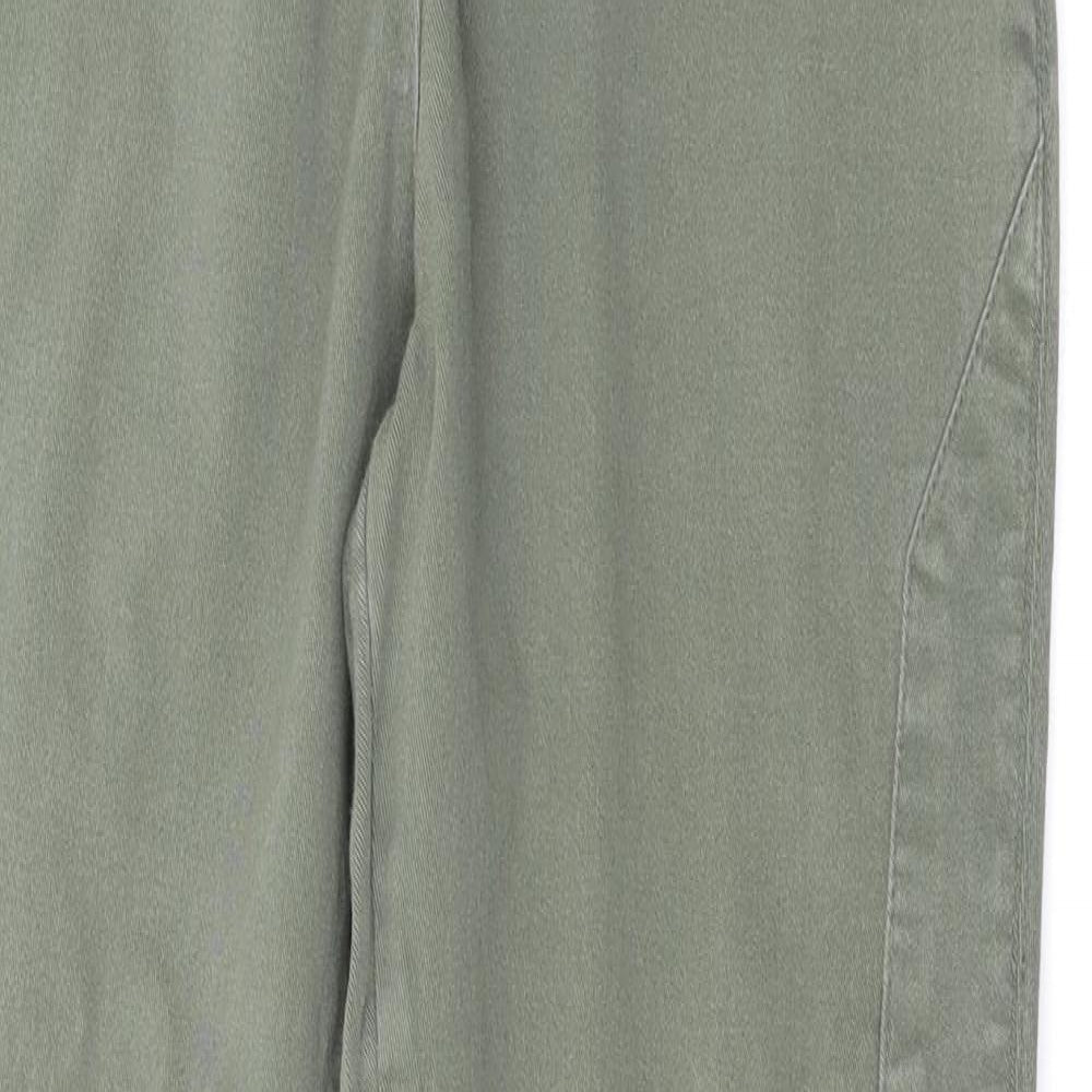 Womens UK Size 14 Wallis Regular Fit Skinny Green Jeans