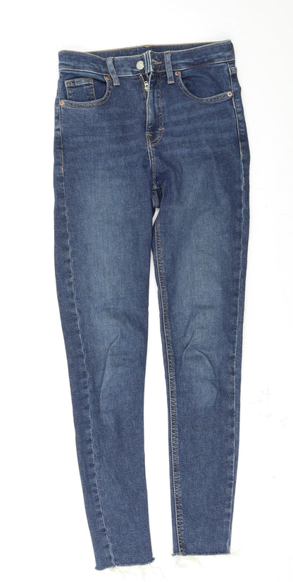 Topshop Womens Blue   Skinny Jeans Size 25 L32 in