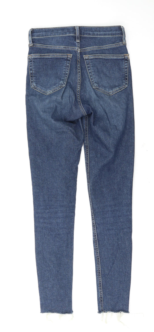 Topshop Womens Blue   Skinny Jeans Size 25 L32 in
