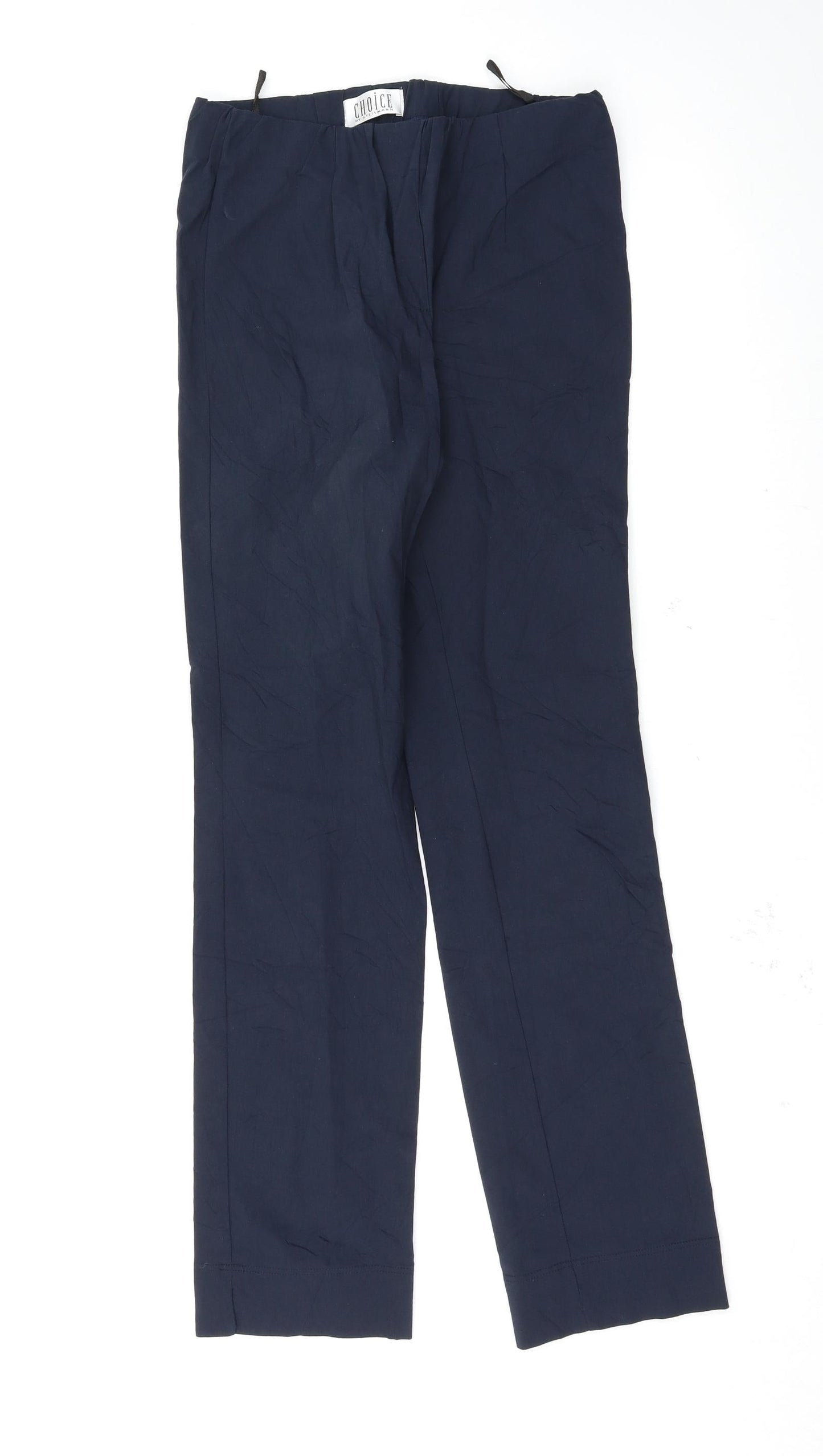 choice Womens Blue   Trousers  Size 10 L31 in