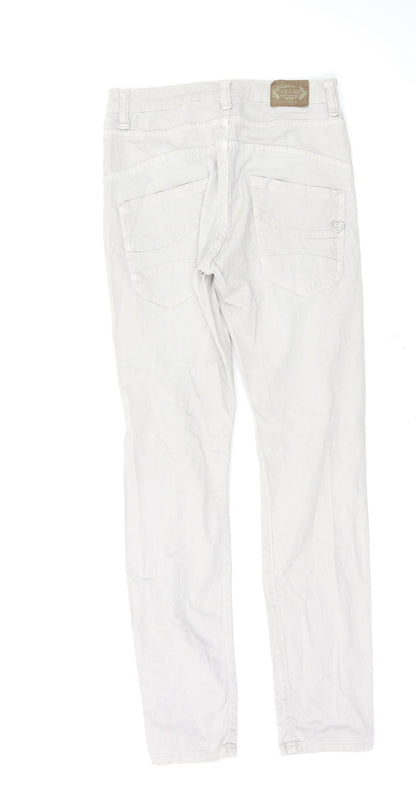 Womens UK Size 28 Preworn Regular Fit Skinny Grey Jeans