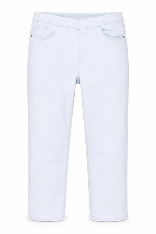 Front view of D&Co. women’s blue jegging jeans, size UK 12, 21-inch leg