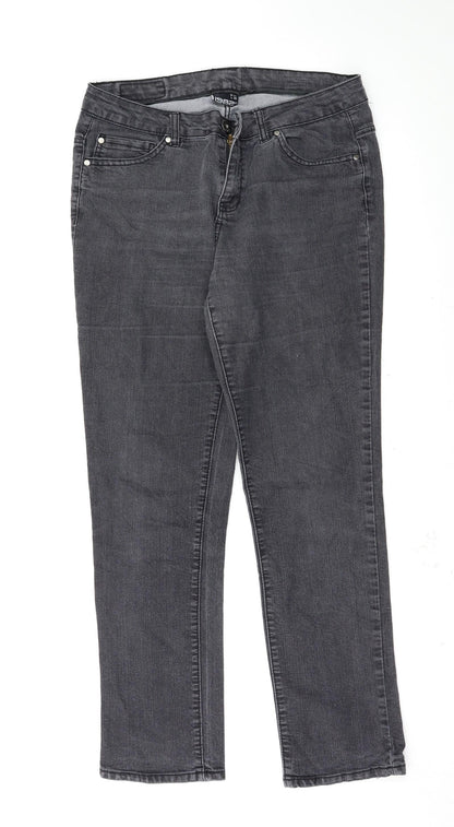 1982 Womens Black   Straight Jeans Size 33 L30 in