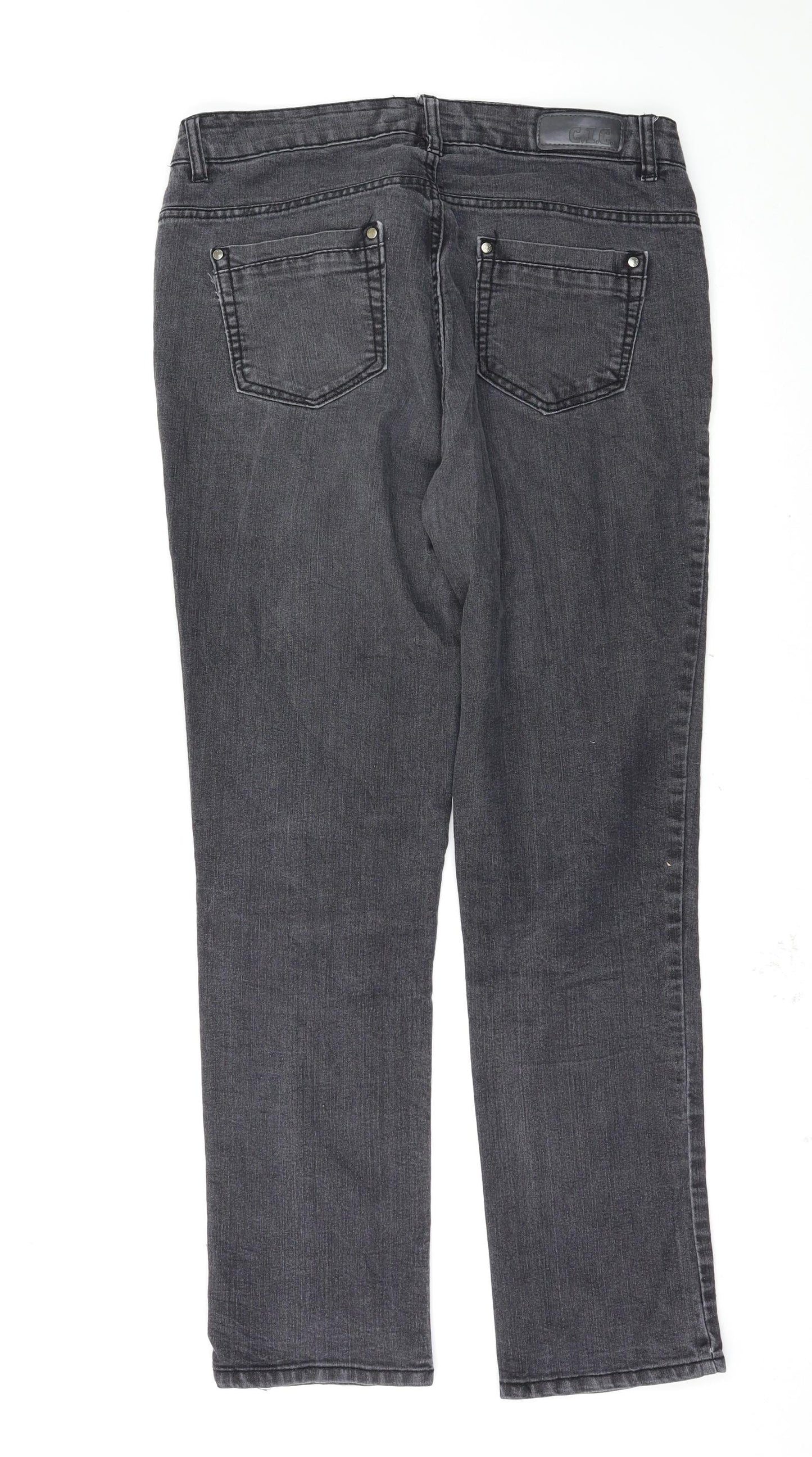 1982 Womens Black   Straight Jeans Size 33 L30 in