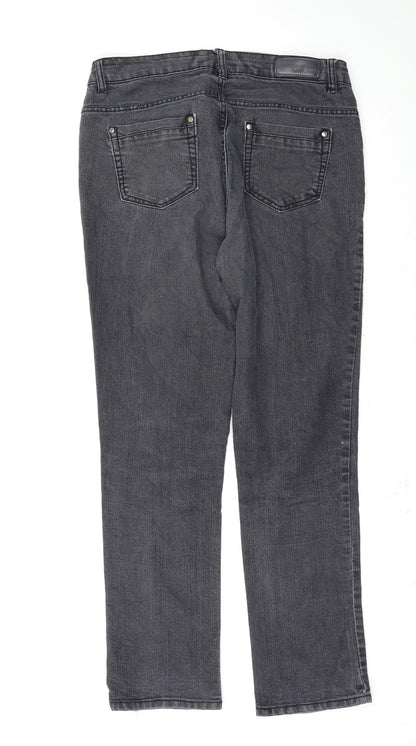 1982 Womens Black   Straight Jeans Size 33 L30 in