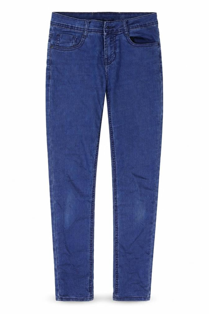 Front view of Attitude girls’ blue skinny jeans, size 13, years