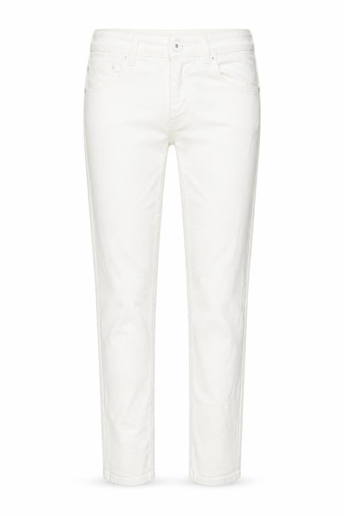 Front view of Diverse women’s white skinny jeans, size UK 26, 30-inch leg