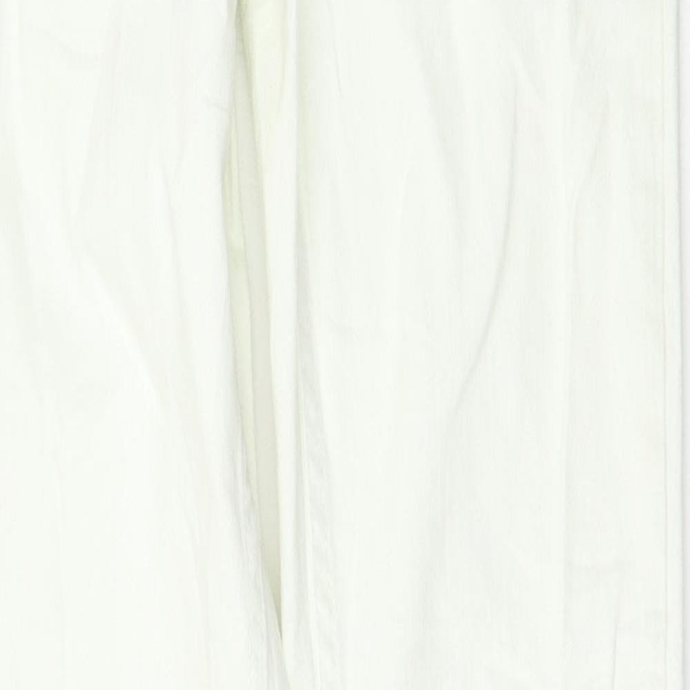 Womens UK Size 26 Diverse Regular Fit Skinny White Jeans