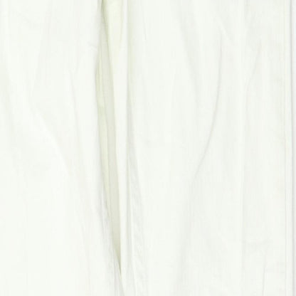 Womens UK Size 26 Diverse Regular Fit Skinny White Jeans