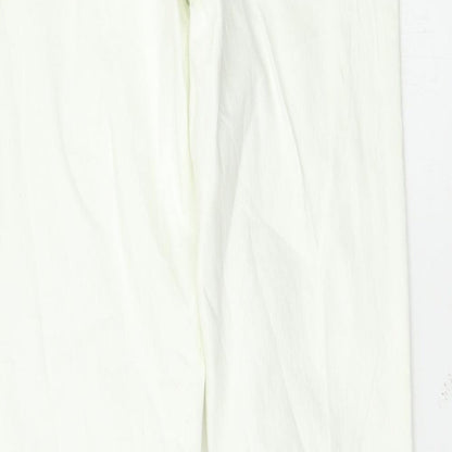 Womens UK Size 26 Diverse Regular Fit Skinny White Jeans
