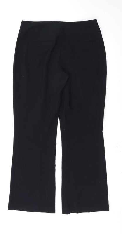 Womens UK Size 14 Marks and Spencer Regular Fit  Black Trousers