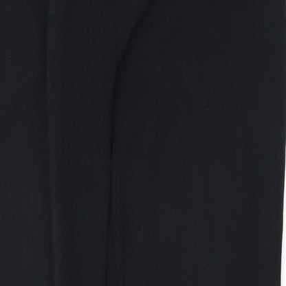 Womens UK Size 14 Marks and Spencer Regular Fit  Black Trousers