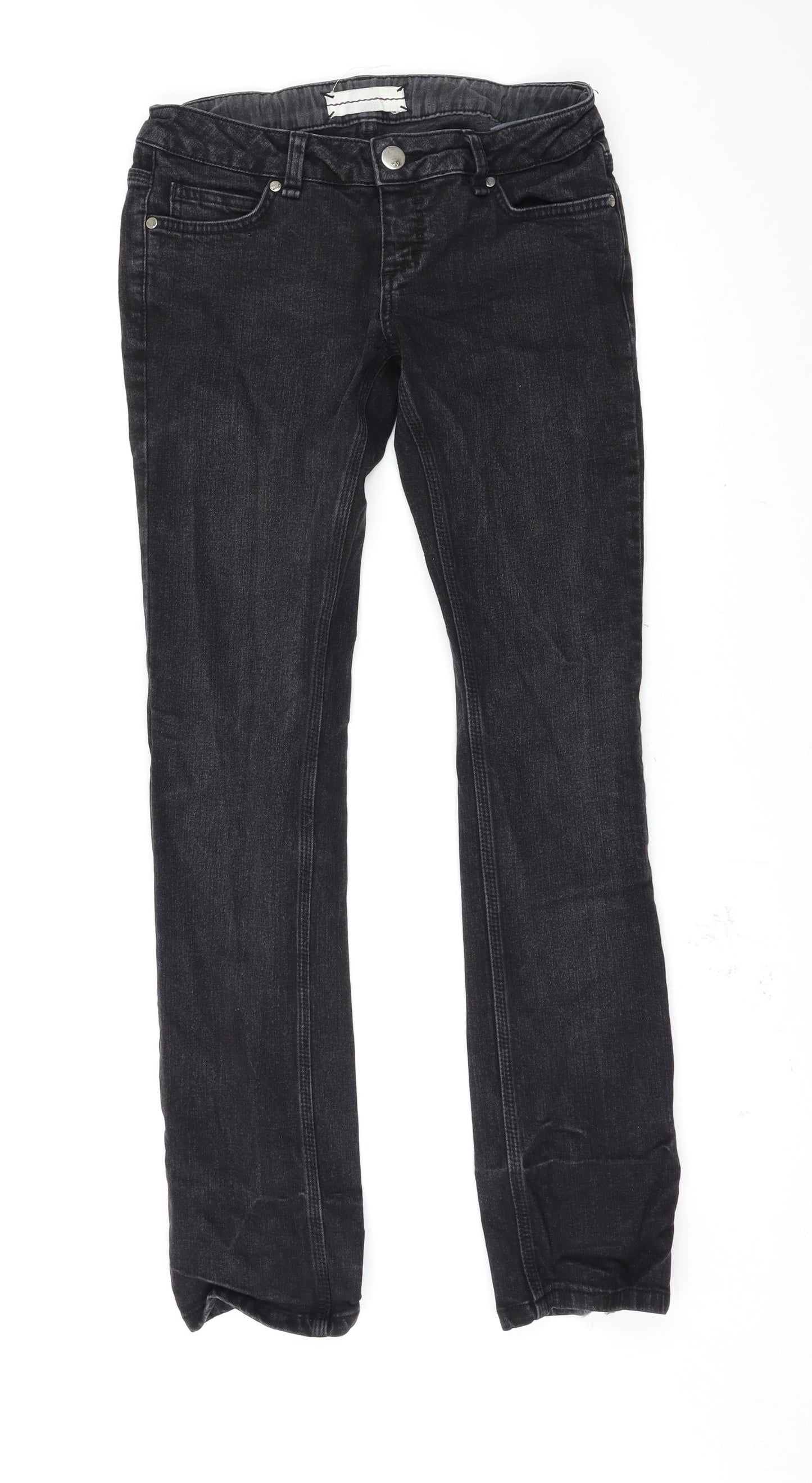 Topshop Womens Black   Skinny Jeans Size 28 L32 in