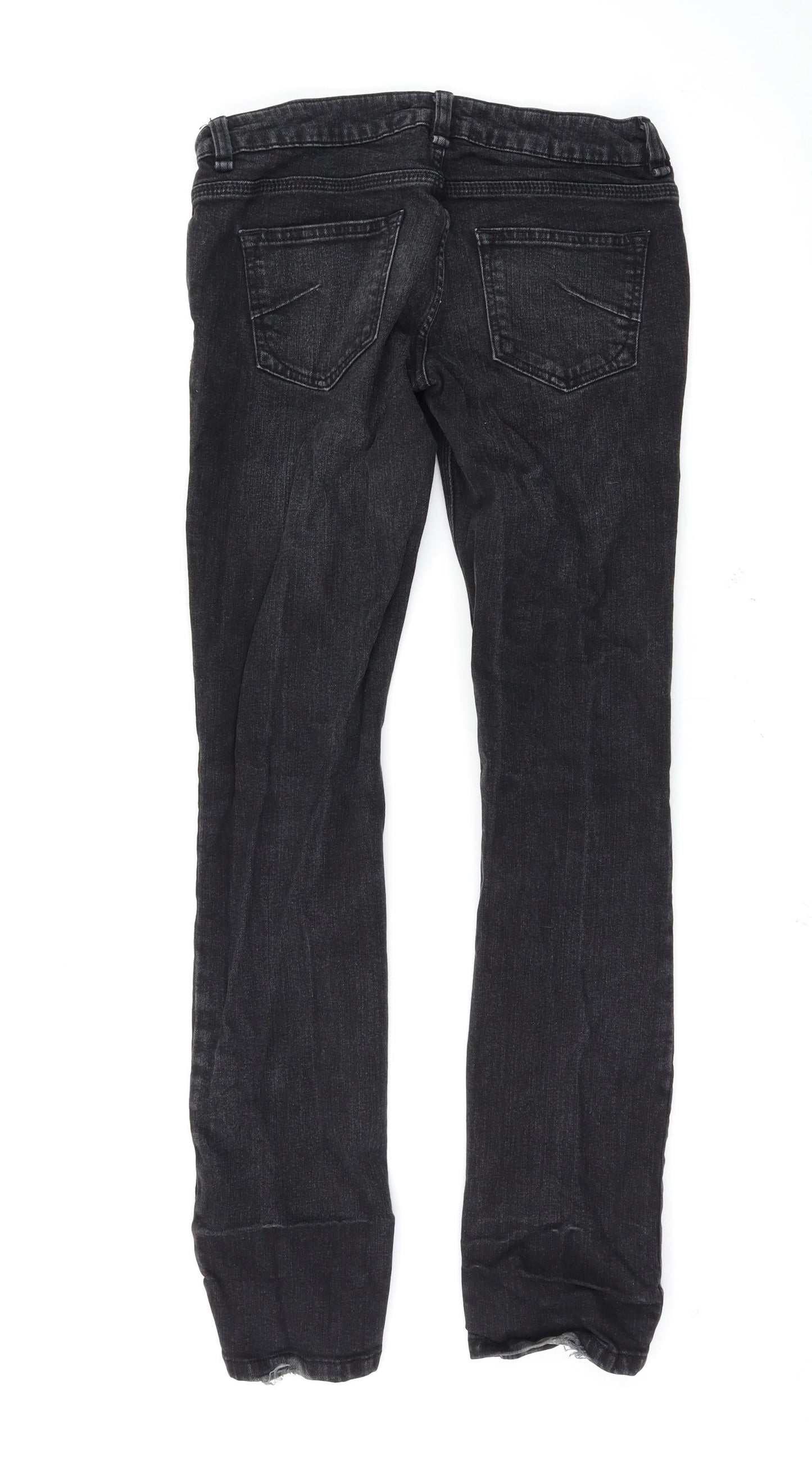 Topshop Womens Black   Skinny Jeans Size 28 L32 in