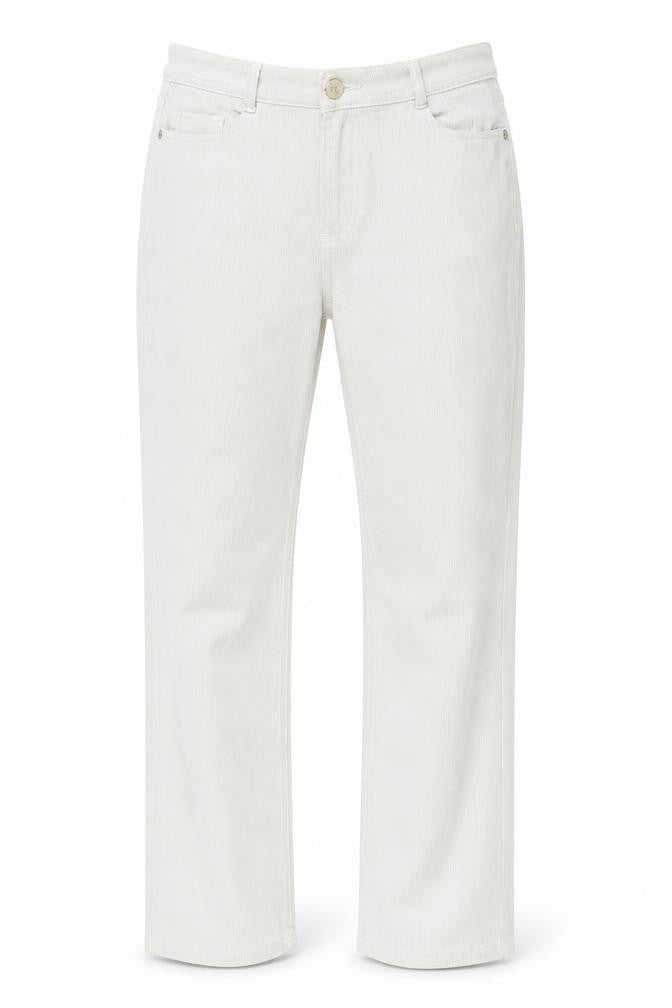 Womens UK Size 31 Per Una Regular Fit Straight Beige Jeans