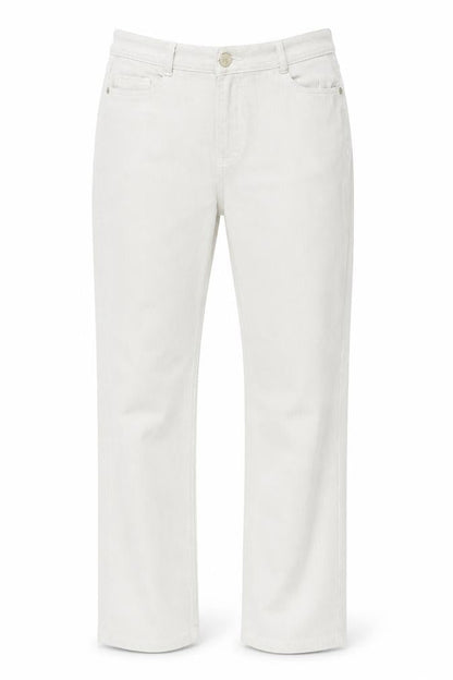 Womens UK Size 31 Per Una Regular Fit Straight Beige Jeans