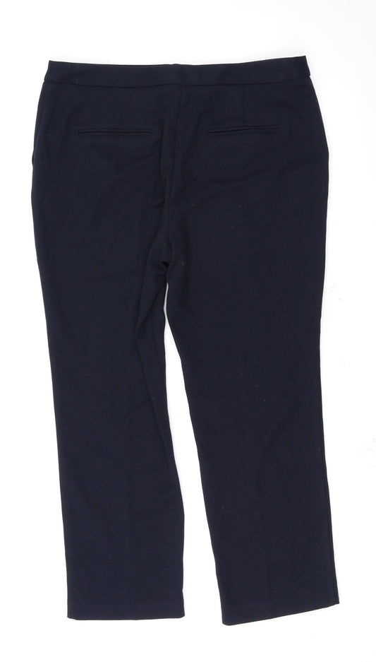 Matalan Womens Blue   Trousers  Size 14 L26 in