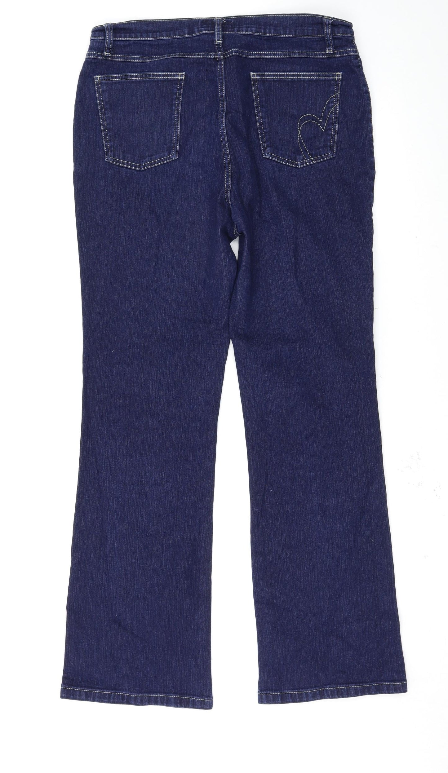 Per Una Womens Blue   Bootcut Jeans Size 35 L31 in