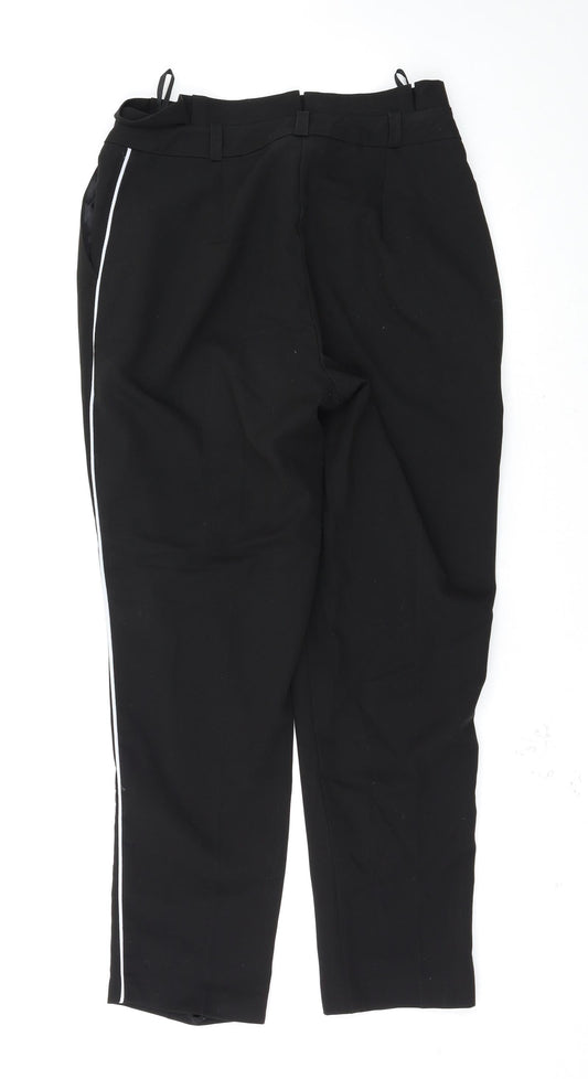 Womens UK Size 8 New Look Regular Fit  Black Trousers