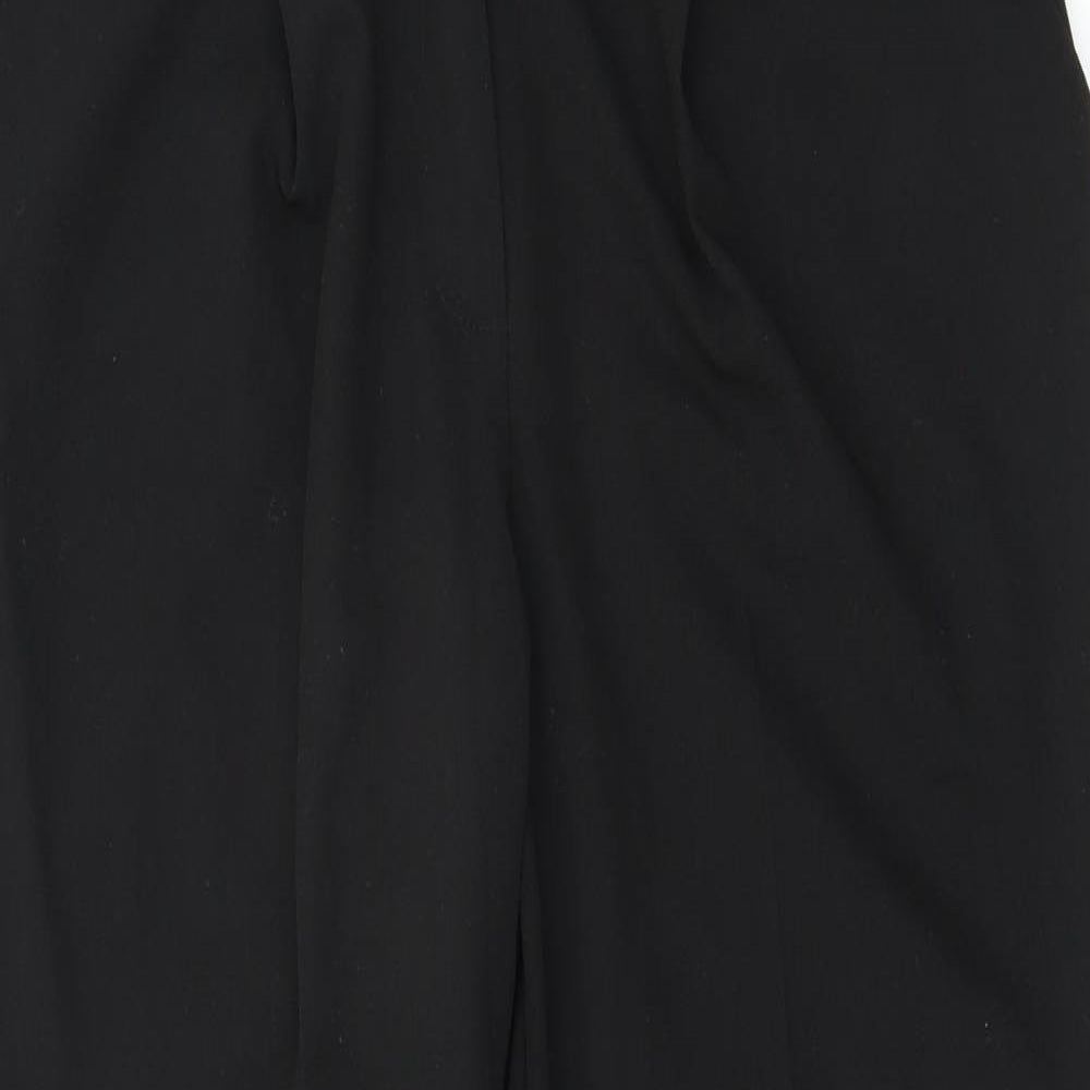 Womens UK Size 8 New Look Regular Fit  Black Trousers