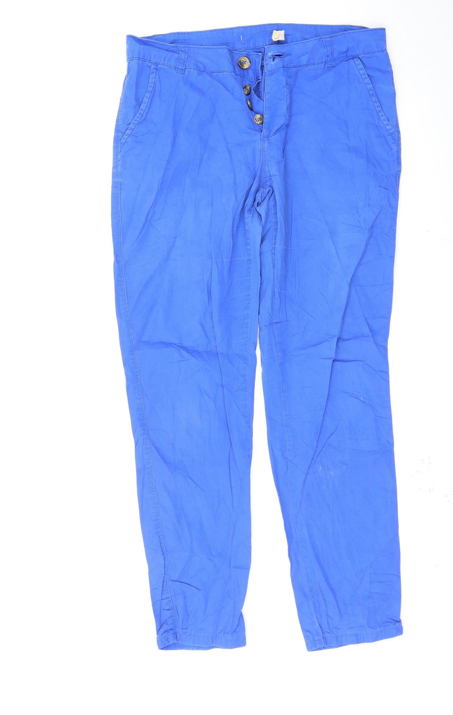 Calliope Womens Blue   Trousers  Size XS L28 in
