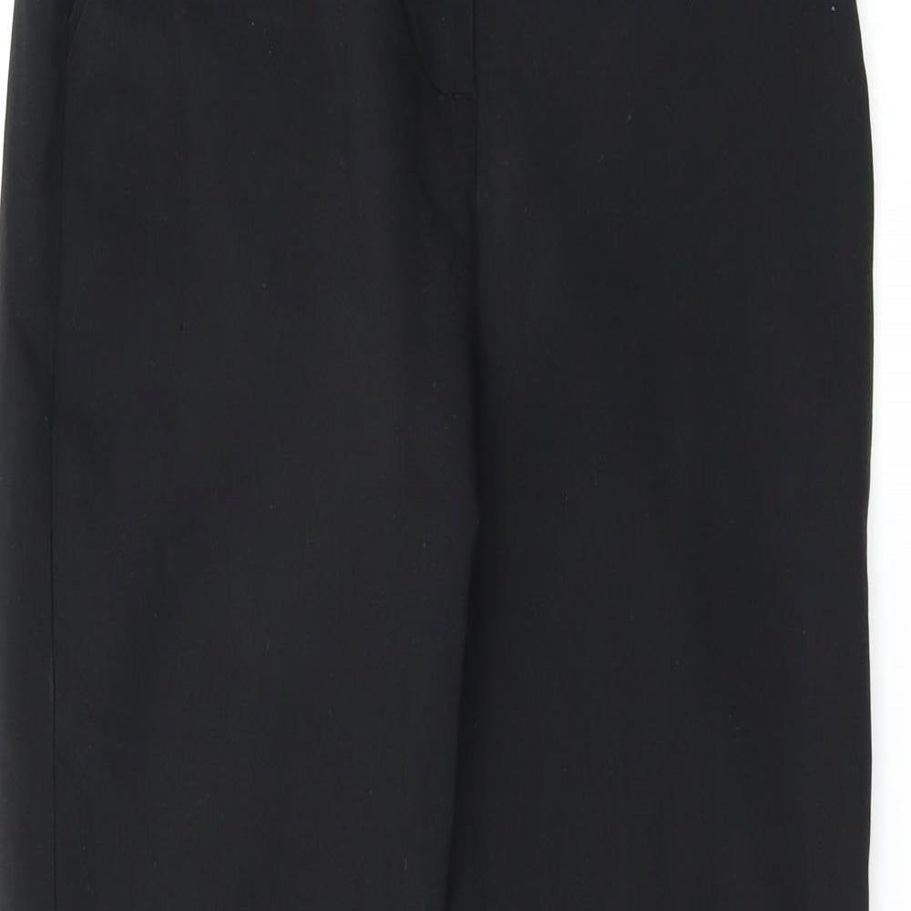 Matalan Womens Black   Trousers  Size 8 L26 in