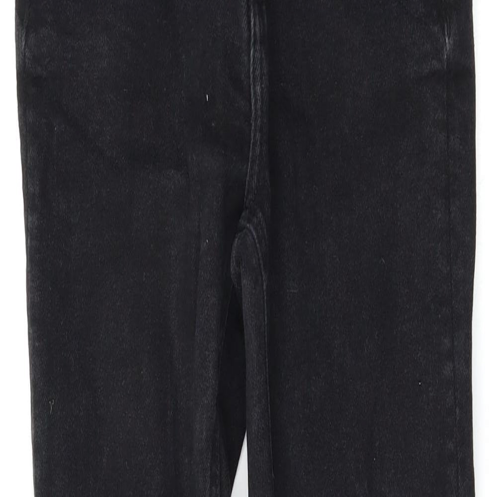 Denim & Co. Womens Black   Skinny Jeans Size 8 L28 in
