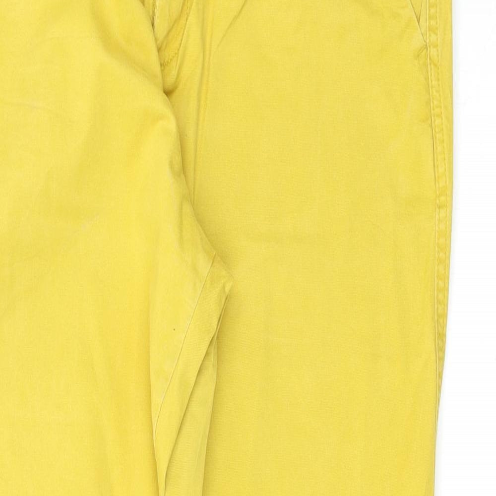 Womens UK Size 34 Gap Regular Fit  Yellow Trousers