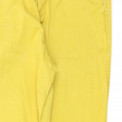 Womens UK Size 34 Gap Regular Fit  Yellow Trousers