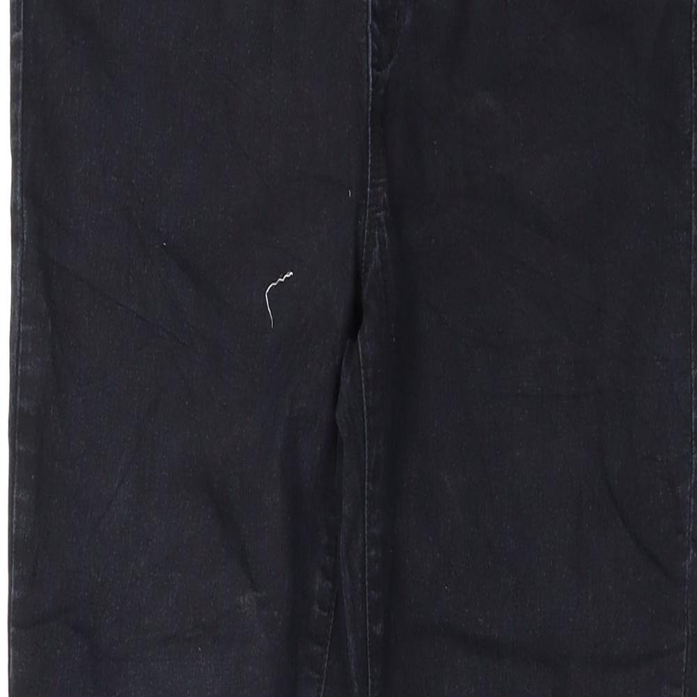 Denim & Co. Womens Black   Jegging Jeans Size 14 L28 in