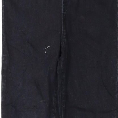 Denim & Co. Womens Black   Jegging Jeans Size 14 L28 in