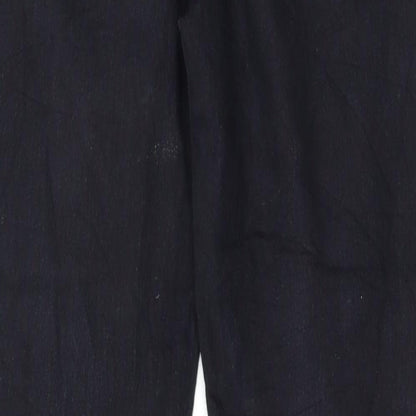 Denim & Co. Womens Black   Jegging Jeans Size 14 L28 in
