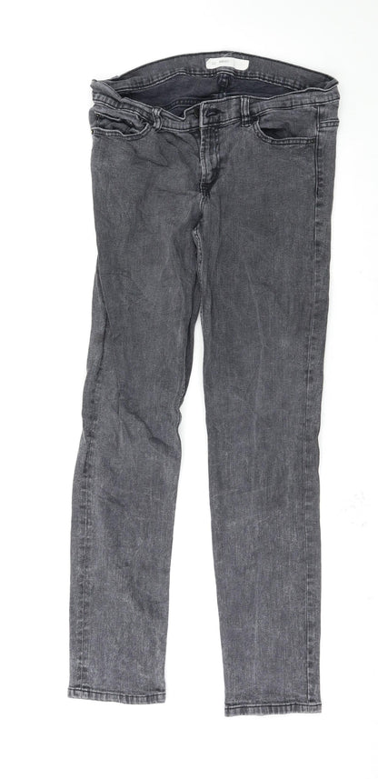 abbey denim Womens Grey   Skinny Jeans Size 32 L30 in