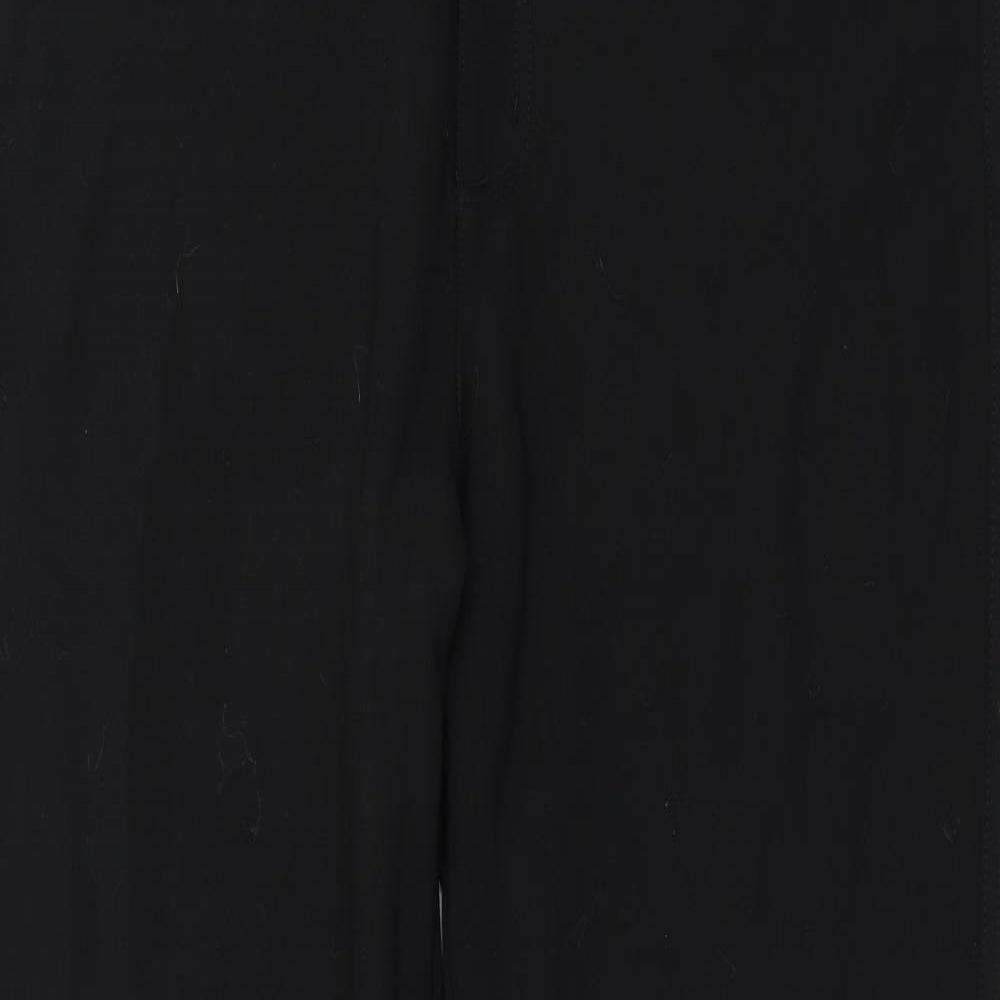Womens UK Size 40 Preworn Regular Fit  Black Trousers