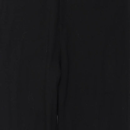 Womens UK Size 40 Preworn Regular Fit  Black Trousers